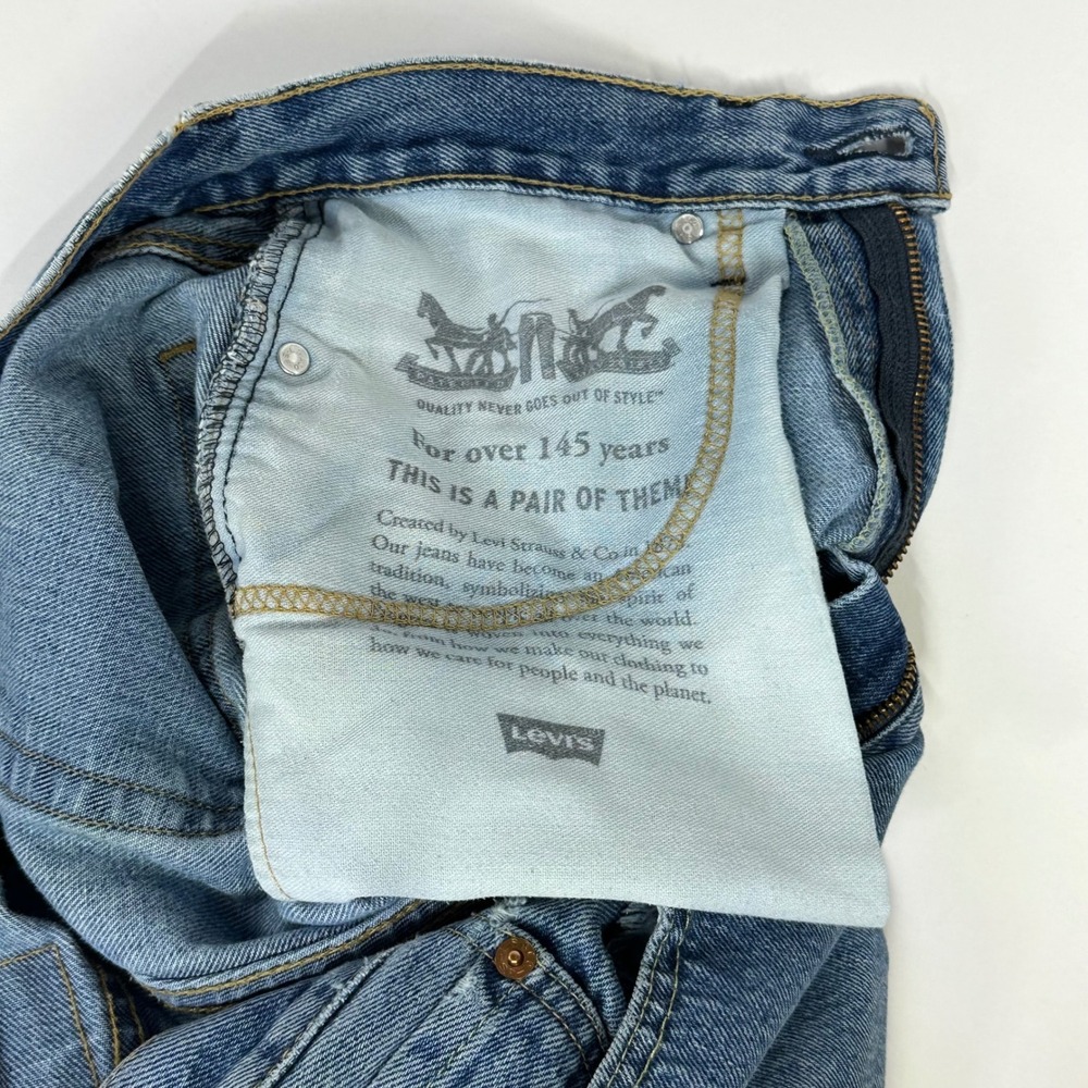 Levi's 550 Relaxed Fit Tapered Leg Blue Denim Jeans Mens W30 L30 Medium Wash - Picture 6 of 12